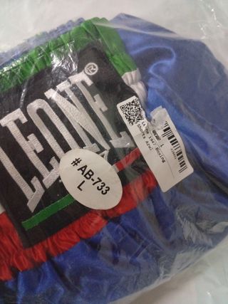 Pantalón boxeo Leone azul multicolor