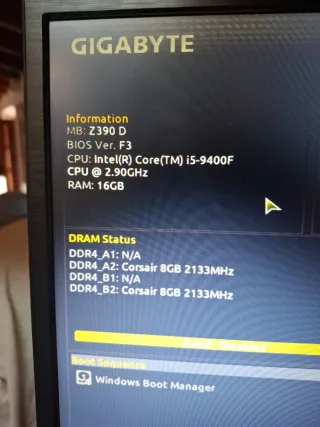 16GB DDR4 Corsair RAM