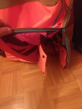 Chaqueta OOSC verde y naranja