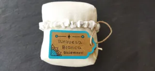 Pulsera Turquesa Blanca de piedrecitas