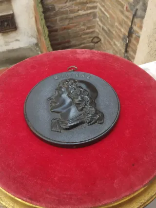 🇨🇵Medalla francesa Moliere dramaturgo baquelita
