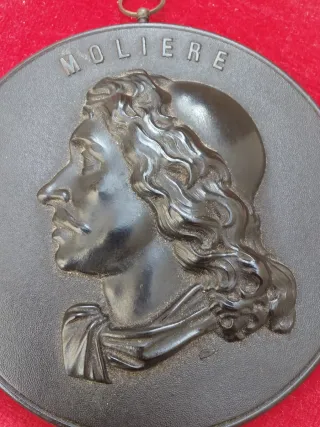 🇨🇵Medalla francesa Moliere dramaturgo baquelita
