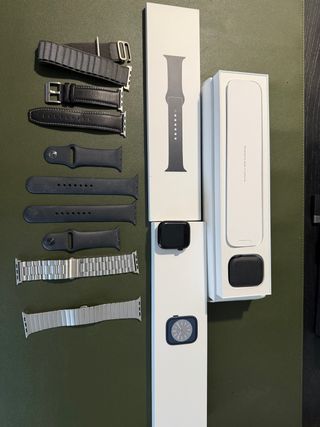 Apple Watch Series 8 45mm Negro/Plata