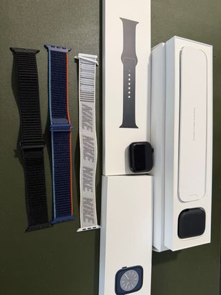 Apple Watch Series 8 45mm Negro/Plata