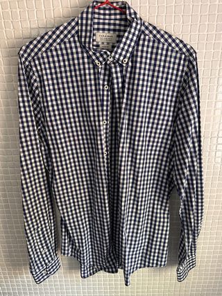 Camisa cuadros Zara Talla M