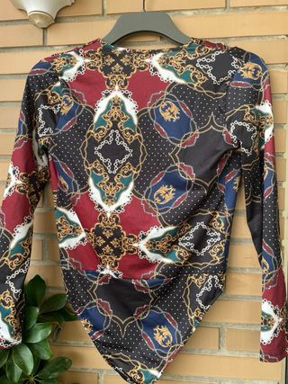 Body estampado Zara manga larga