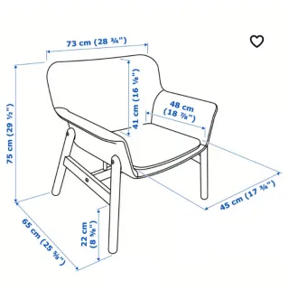 Sillón Vedbo Rosa Ikea