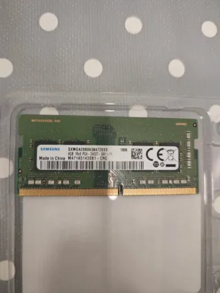 3 Tarjetas RAM SODIMM DDR4 4GB