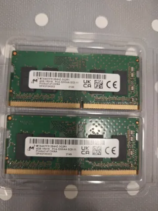 3 Tarjetas RAM SODIMM DDR4 4GB