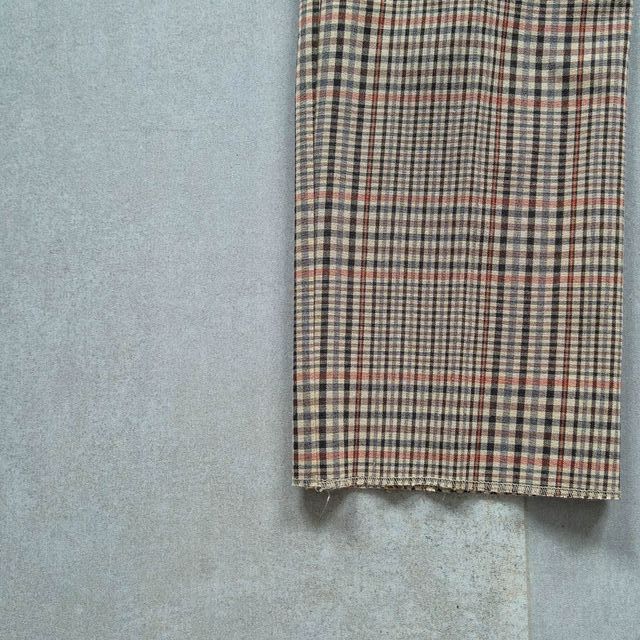 Pantalón tobillero slim a cuadros