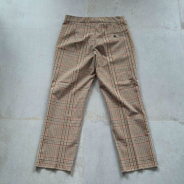 Pantalón tobillero slim a cuadros