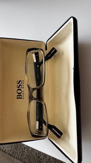 Montura Gafas Hugo Boss Marrón y Negro