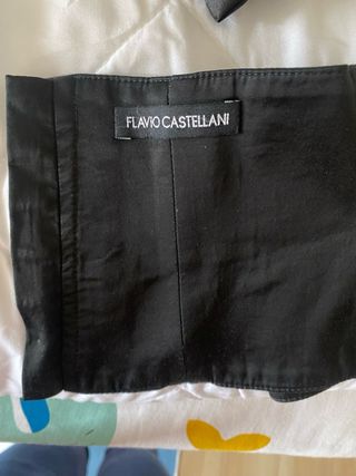 Abito Flavio Castellani in seta color ciclamino