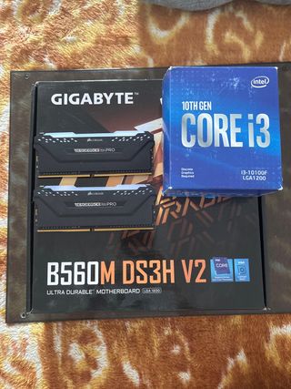 Pack Placa Base Gigabyte + RAM Corsair + CPU Intel