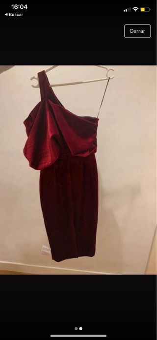 Vestido rojo de fiesta