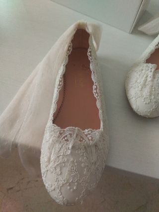 Zapatos comunión niña hechos a mano