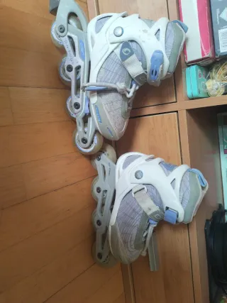 Patines en línea 4 ruedas 2 mano