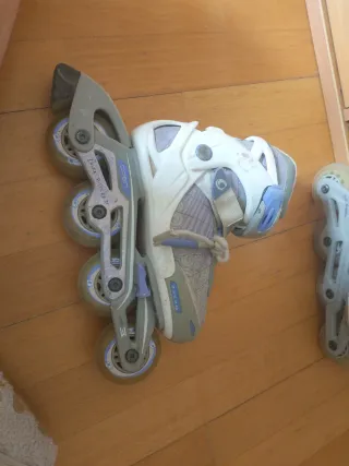 Patines en línea 4 ruedas 2 mano