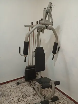Gimnasio completo banco pesas máquina de ejercicio