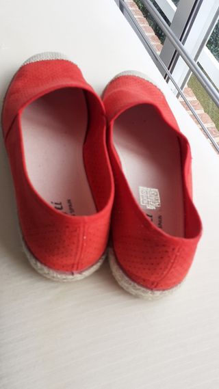Okyku Esparteñas Rojas Talla 38