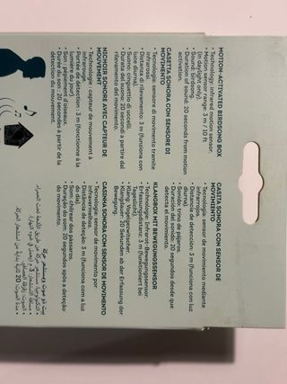 Caixa de Som Pássaros Legami The Sound of Nature