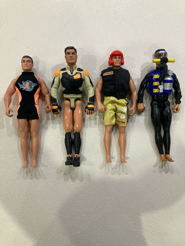 Lotto 4 Action Man Hasbro anni '9