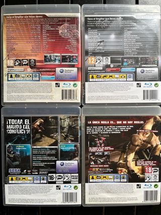 Juegos PS3 5€/unidad