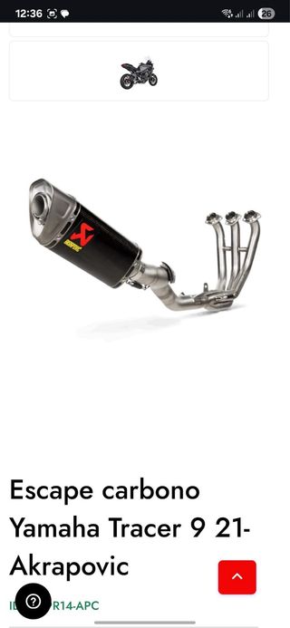 Akrapovic Escape Tracer 9 GT