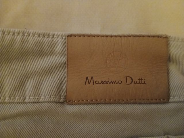 Pantalones cargo Massimo Dutti mujer color caqui