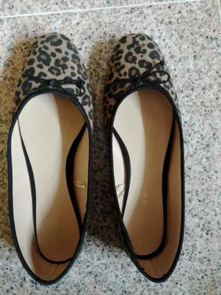 Zapatos planos leopardo