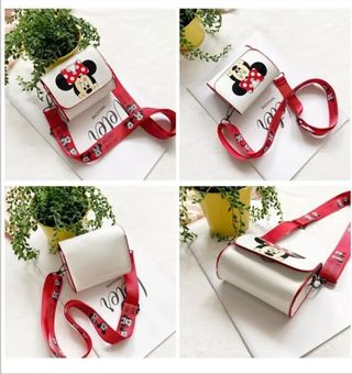 Cartera monedero de piel de Minnie de Disney.