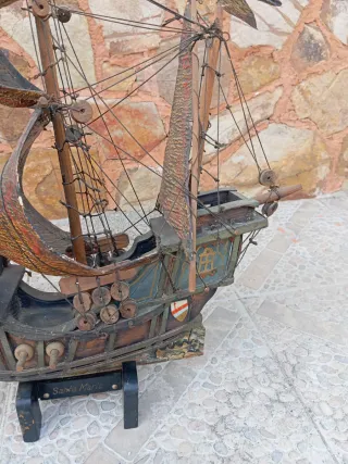 Maqueta Barco Santa María