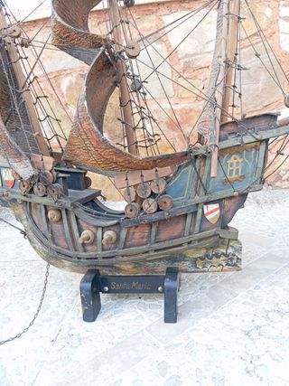 Maqueta Barco Santa María