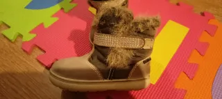 Stivaletti Primigi n.20 fango e marroni, pelliccia