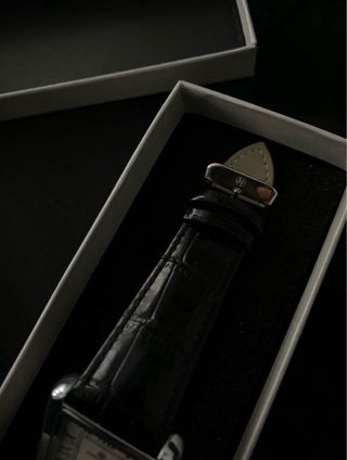 Reloj Elegante Negro/Plata