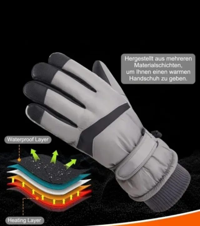 NUEVO Guantes de esquí hombre - L