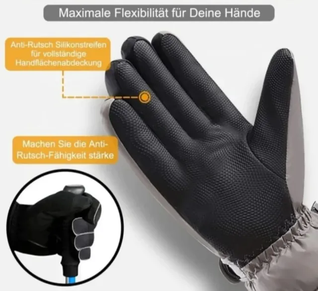 NUEVO Guantes de esquí hombre - L