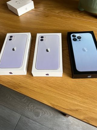 Cajas iPhone 13 Pro Max, 11 y Watch