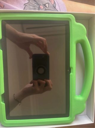 Tablet Infantil Verde con Asa