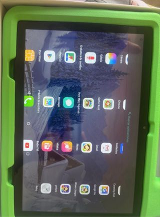 Tablet Infantil Verde con Asa