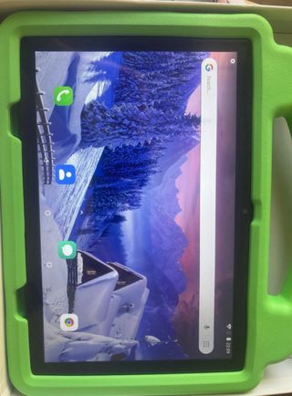 Tablet Infantil Verde con Asa