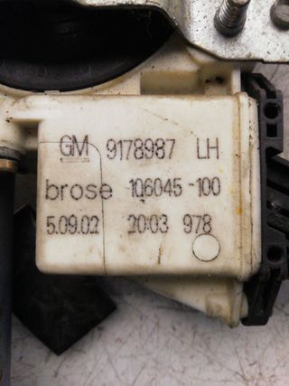 ELEVALUNAS DELANTERO IZQUIERDO OPEL VECTRA C BERLINA