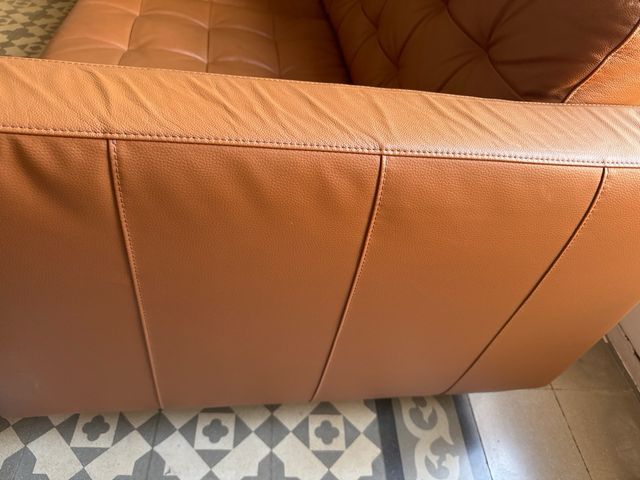 Sofá Ikea Landskrona Piel Marrón