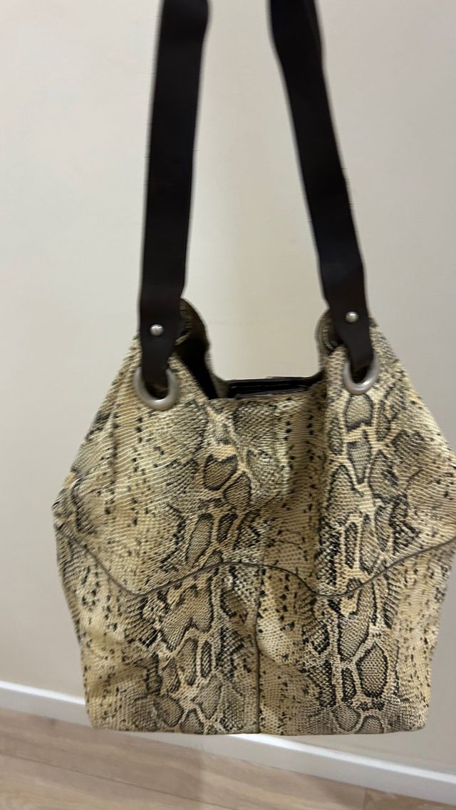 Bolso piel estampado animal print