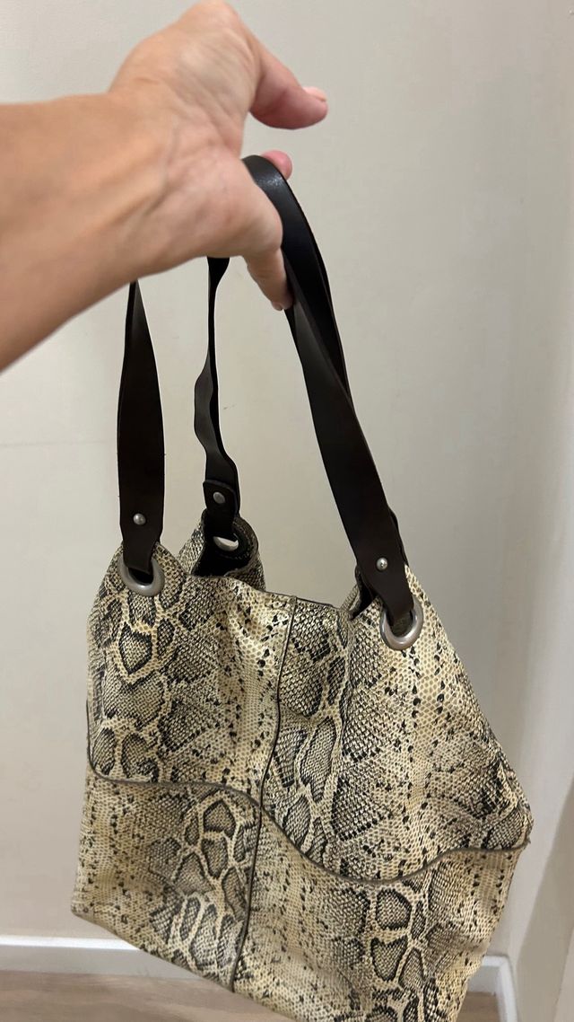 Bolso piel estampado animal print
