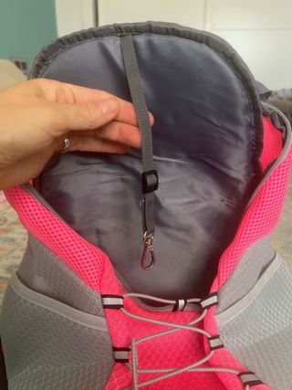 Mochila Portabebés Payaboo Rosa y Gris