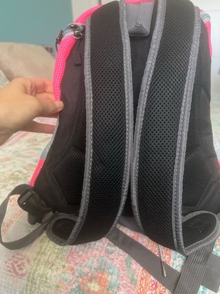 Mochila Portabebés Payaboo Rosa y Gris