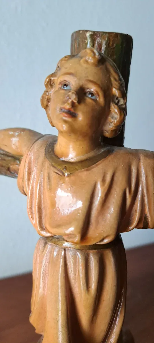 Lote Niño Jesús en la Cruz + aureola/resplandor