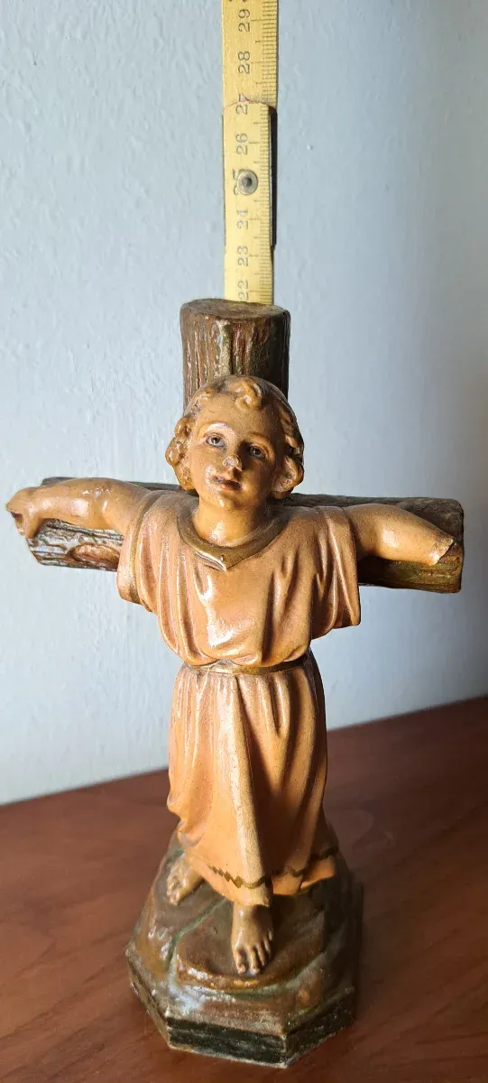 Lote Niño Jesús en la Cruz + aureola/resplandor