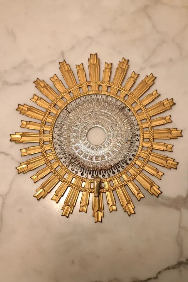 Lote Niño Jesús en la Cruz + aureola/resplandor